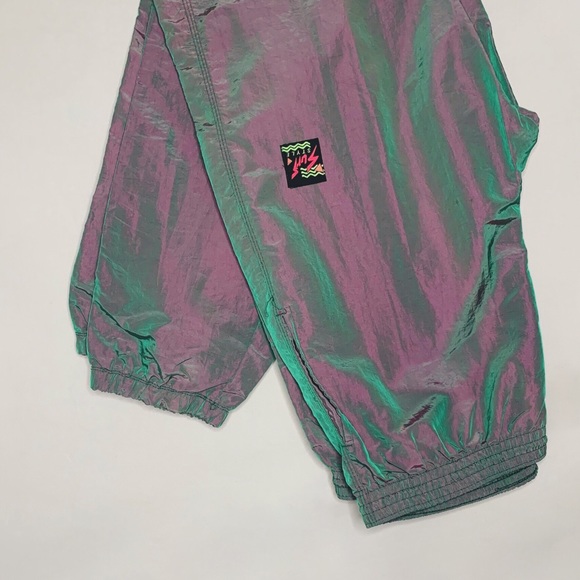 surf style Pants - Vintage Surf Style  track pants chrome UNISEX